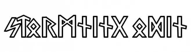 Stormning Odin  baixar fontes gratis