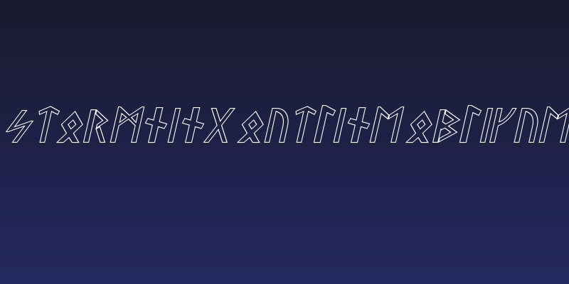 Stormning Outline Oblique Social Header