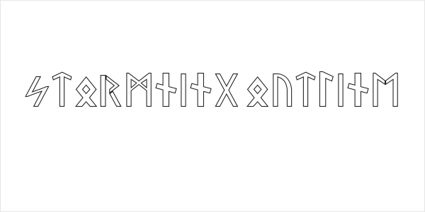 Stormning Outline Logo