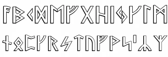 Stormning Raw Outline 字体 大写