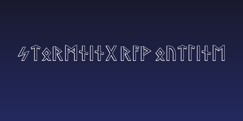 Stormning Raw Outline Social Header