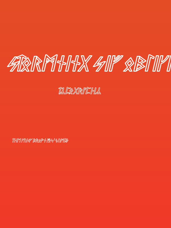 Stormning Sif Oblique Poster