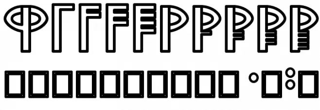 Stormning Thor Font OTHER CHARS