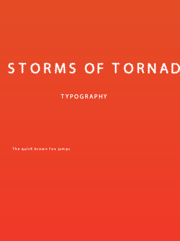 Storms of Tornado Regular Poster