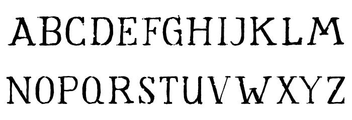 Storms Font LOWERCASE