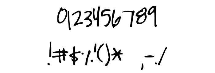 StormysFontNarrow Polices AUTRES CHARS