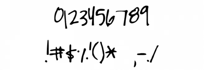 StormysFontNarrow Font OTHER CHARS