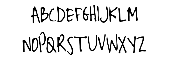 StormysFontNarrow Polices MAJUSCULES