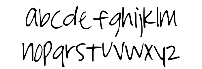 StormysFont Font LOWERCASE