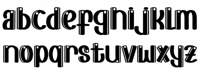Story Art Schriftart Kleinbuchstaben