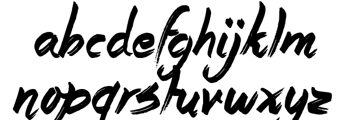 Story Book Font LOWERCASE
