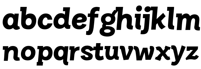 Story Choice Sans Serif Bold Italic Font LOWERCASE