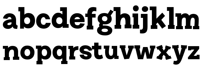 Story Choice Sans Serif Bold Font LOWERCASE