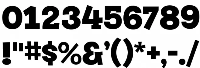 Story Choice Sans Serif Heavy Font OTHER CHARS