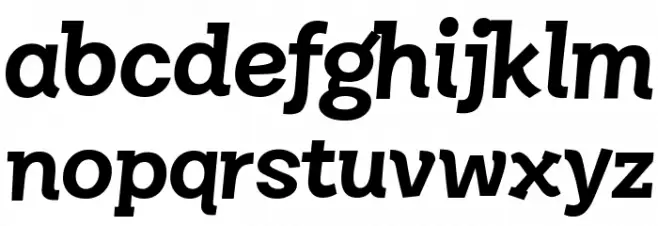 Story Choice Sans Serif Italic फ़ॉन्ट लोअरकेस