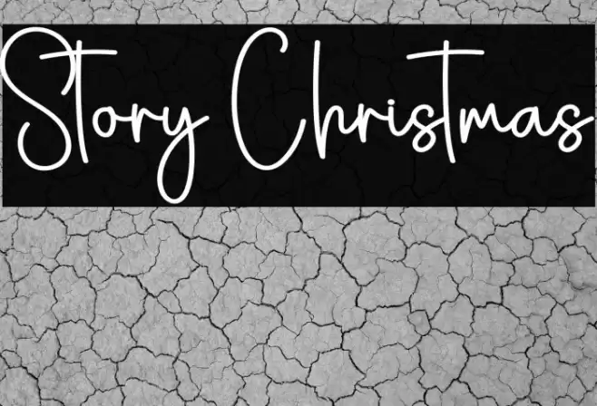 Story Christmas Schriftart examples