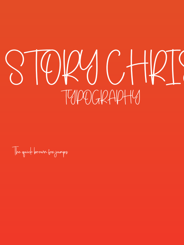 Story Christmas Poster