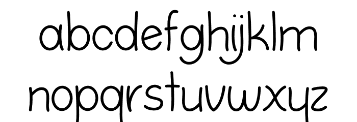 Story Lens Font LOWERCASE