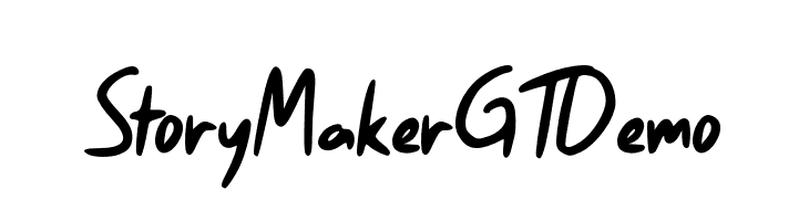 Story Maker GT Demo  لخطوط تنزيل