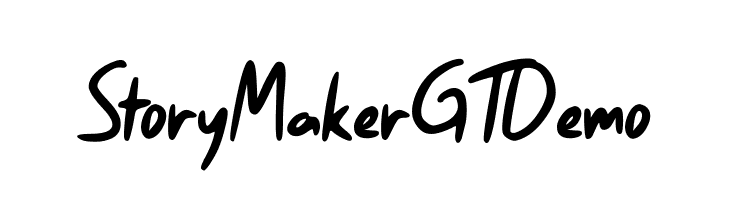 Story Maker GT Demo  font caratteri gratis