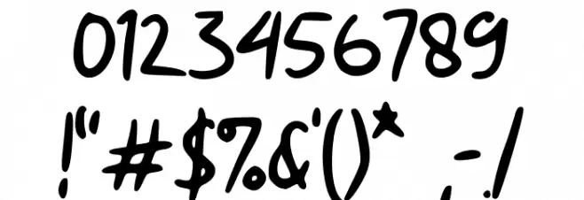 Story Maker GT Demo Font OTHER CHARS