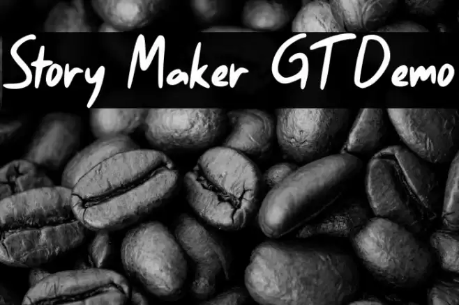 Story Maker GT Demo Font examples