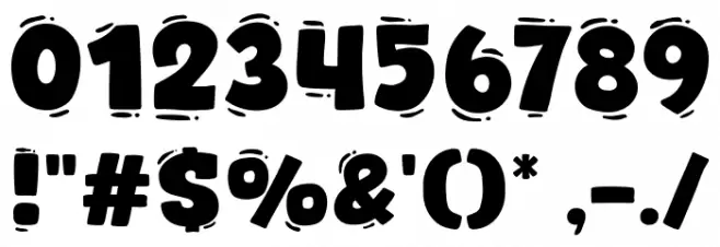 Story Milky Font OTHER CHARS