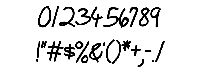 Story Strip Font OTHER CHARS