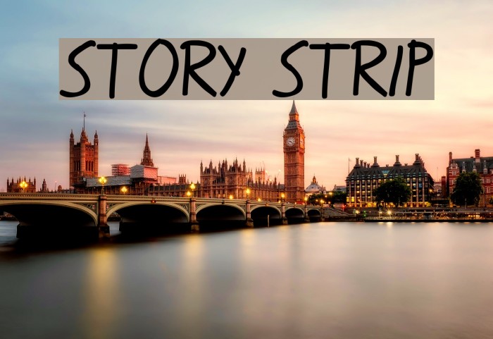Story Strip Font examples