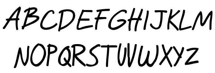 Story Strip Font LOWERCASE