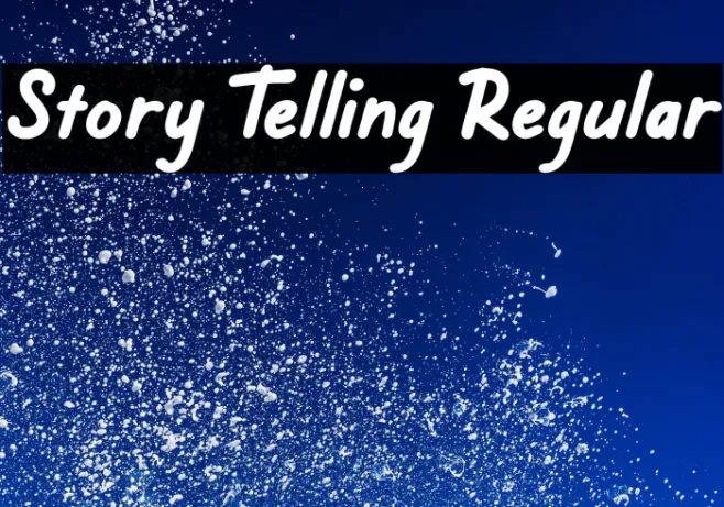Story Telling Regular Example 2