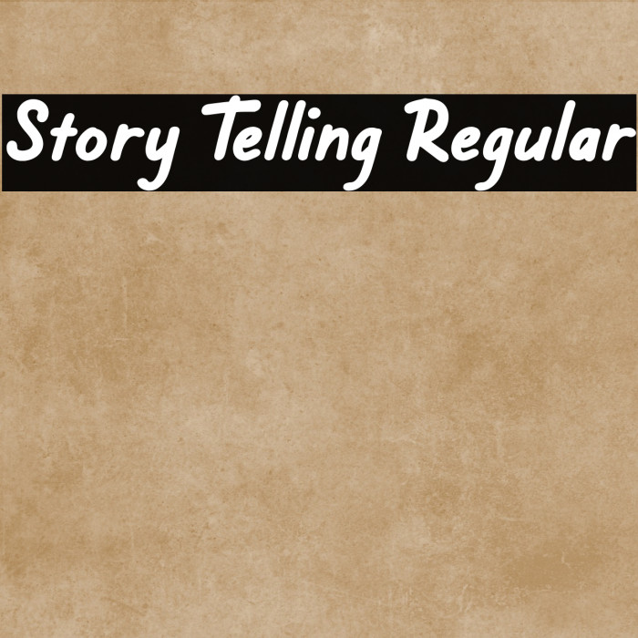 Story Telling Regular Example 3