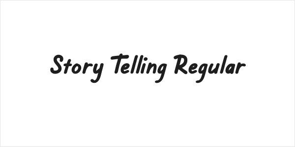 Story Telling Regular Logo