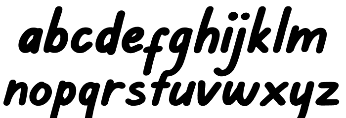 Story Telling Regular Font LOWERCASE