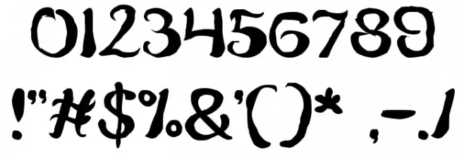 Story Telling Font OTHER CHARS