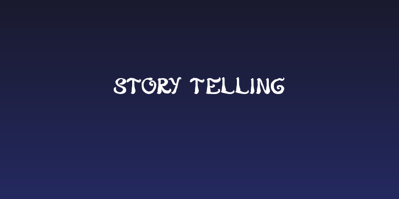 Story Telling Social Header