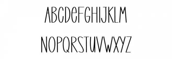 Story Vintage خط أحرف كبيرة