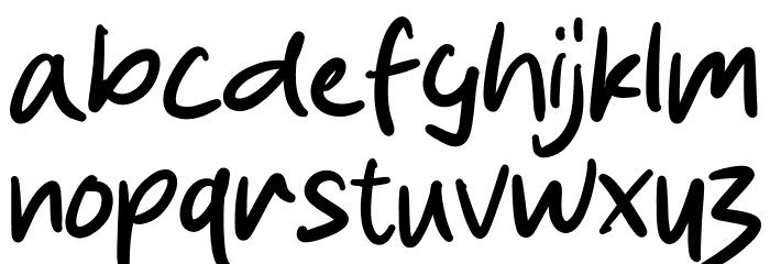 Story of Nature Font LOWERCASE