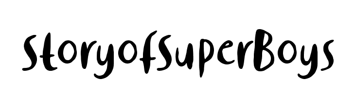 Story of Super Boys Caratteri