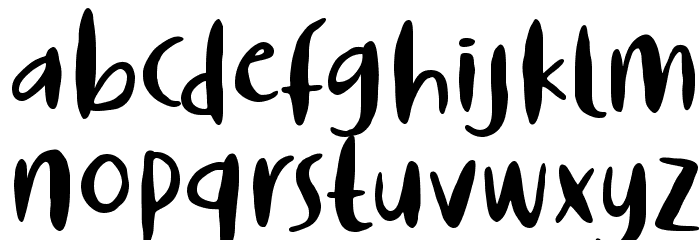 Story of Super Boys Font LOWERCASE