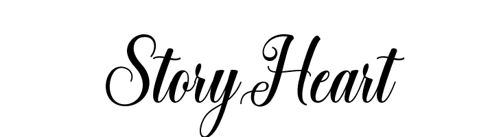 StoryHeart  Frei Schriftart Herunterladen