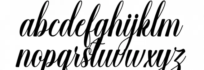 StoryHeart Font LOWERCASE