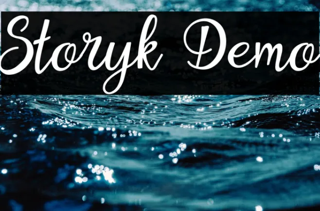 Storyk Demo Example 1