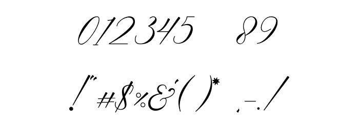 Storylove Font OTHER CHARS