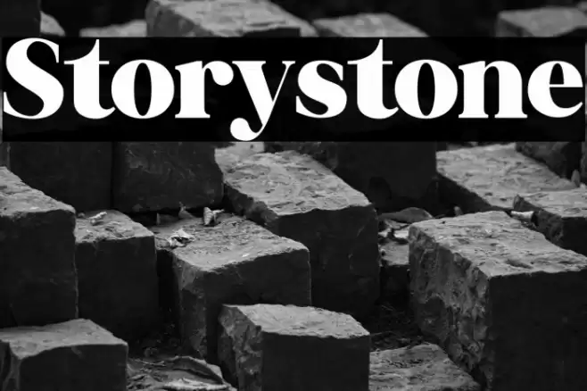 Storystone Font examples