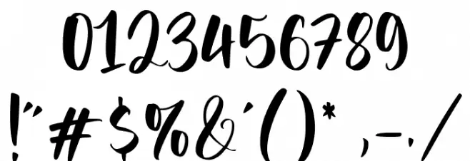 Storytail Font OTHER CHARS