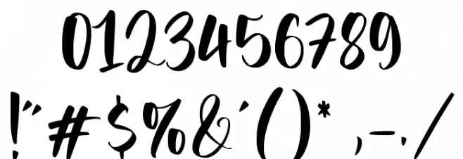 Storytail Font OTHER CHARS