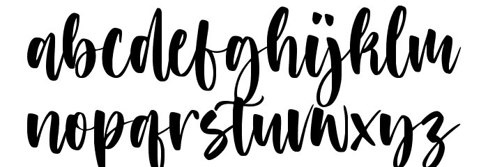 Storytail Font LOWERCASE