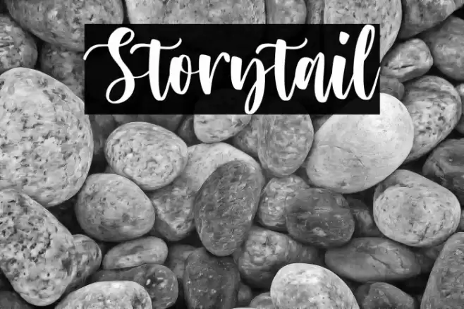 Storytail Font examples