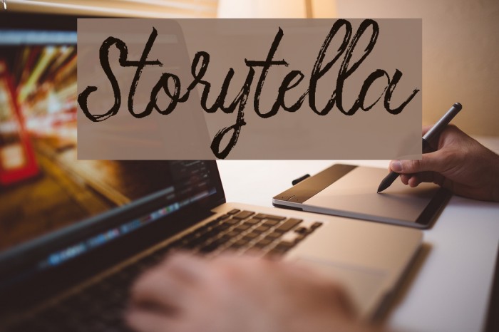 Storytella Fonte examples